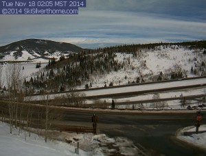 Ski season came early this year in Silverthorne CO