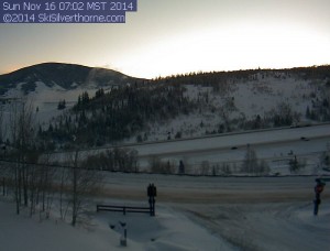 Minus 5 degrees F in Silverthorne Colorado