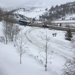snow in Silverthorne colorado on 2/24/17