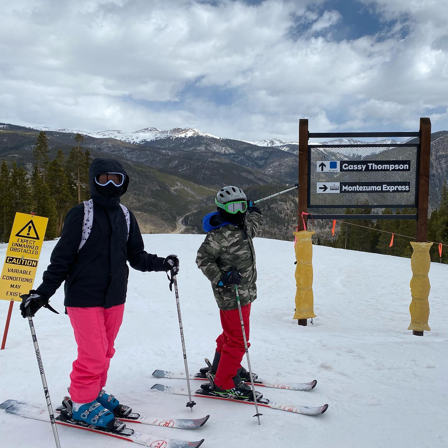 We found a slope with our last name! We attempted to go down it but found out it was full of moguls!! We took our skis off and walked back uphill to go down a better route- what memories we had this ski season 2021!
#familyfun #familyskitrip #gassythompson #keystone #keystoneresort