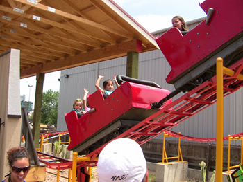 Roller Coaster at Startoon Studios - Elitch Gardens