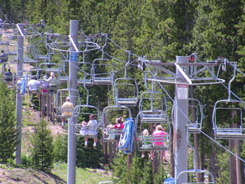 Lifts at Peak 8 Fun Park